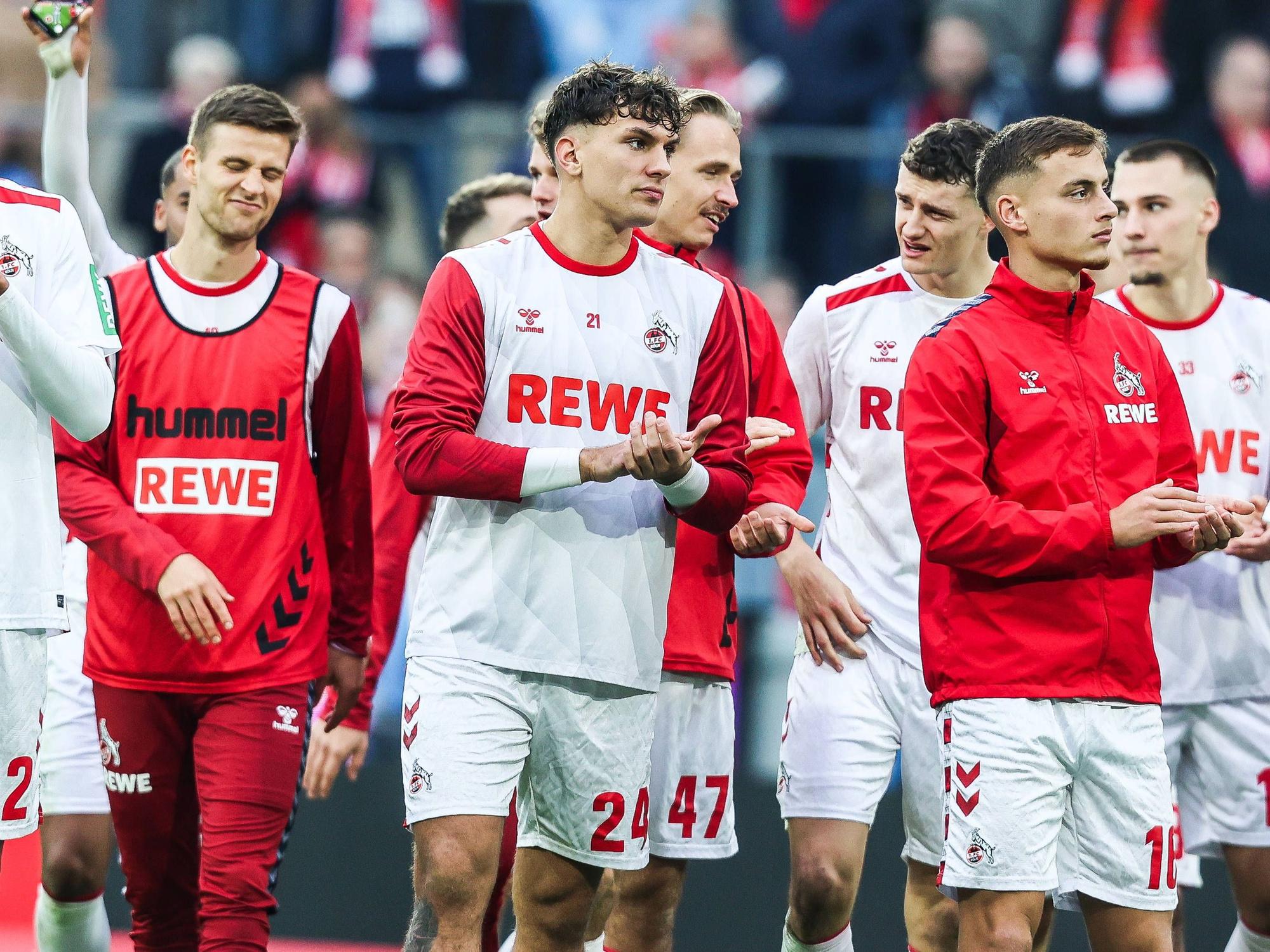 Rasmus Carstensen mit der Mannschaft des 1. FC Köln