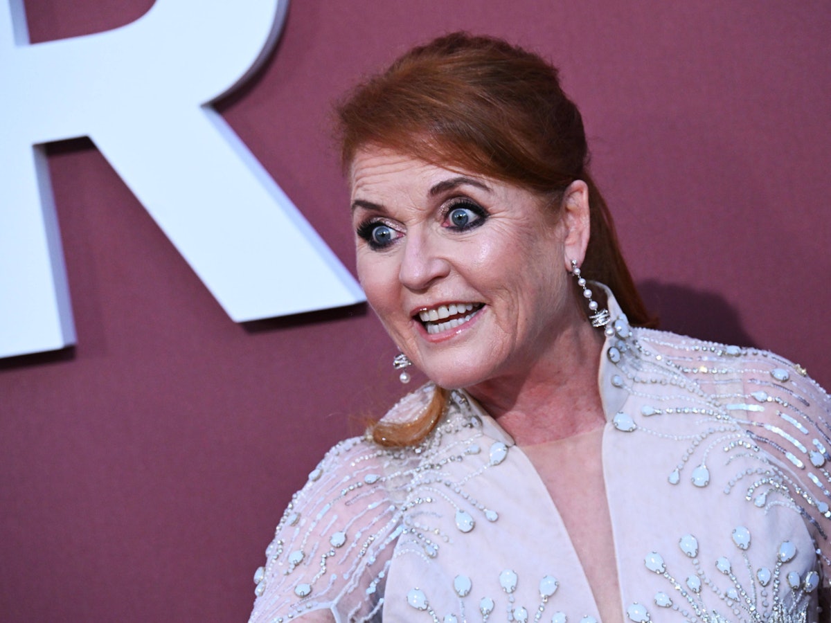 Sarah „Fergie“ Ferguson schaut überrascht.