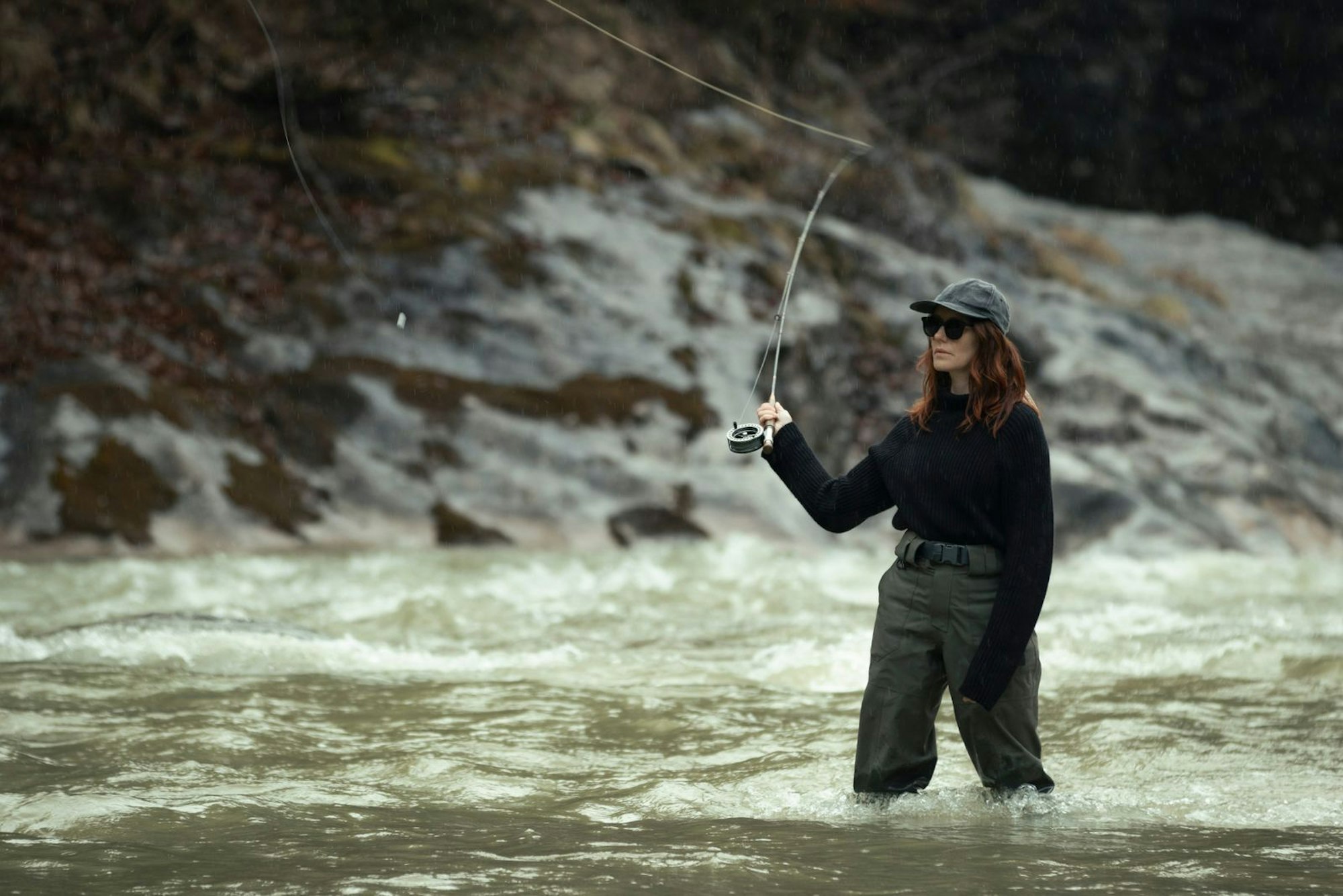 Auf dem Land zu leben kann sich die Wahlberlinerin Lavinia Wilson heute nicht mehr vorstellen, doch die Dreharbeiten zum „Garmisch-Krimi“ im bayerischen Outback gefielen ihr ausnehmend gut. (Bild: ZDF / Linda Gschwentner)