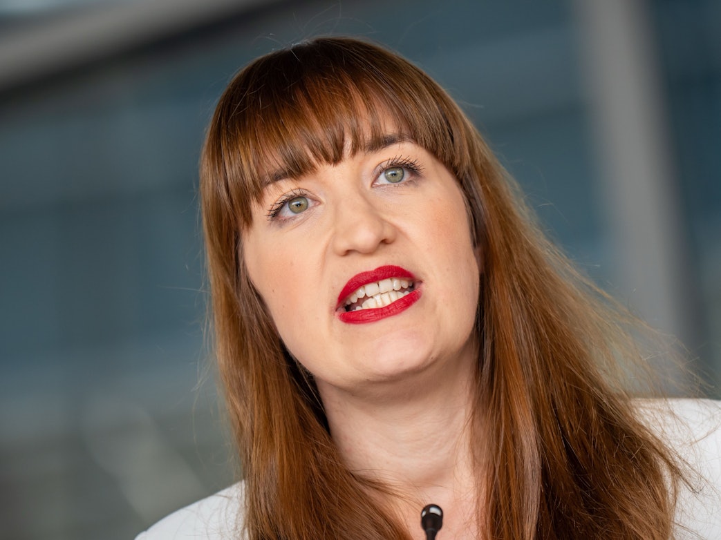 Heidi Reichinnek ist der Kopf der Partei „Die Linke“.