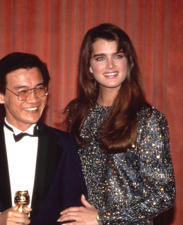 Christopher Atkins, Haing S. Ngor und Brooke Shields bei den Golden Globes