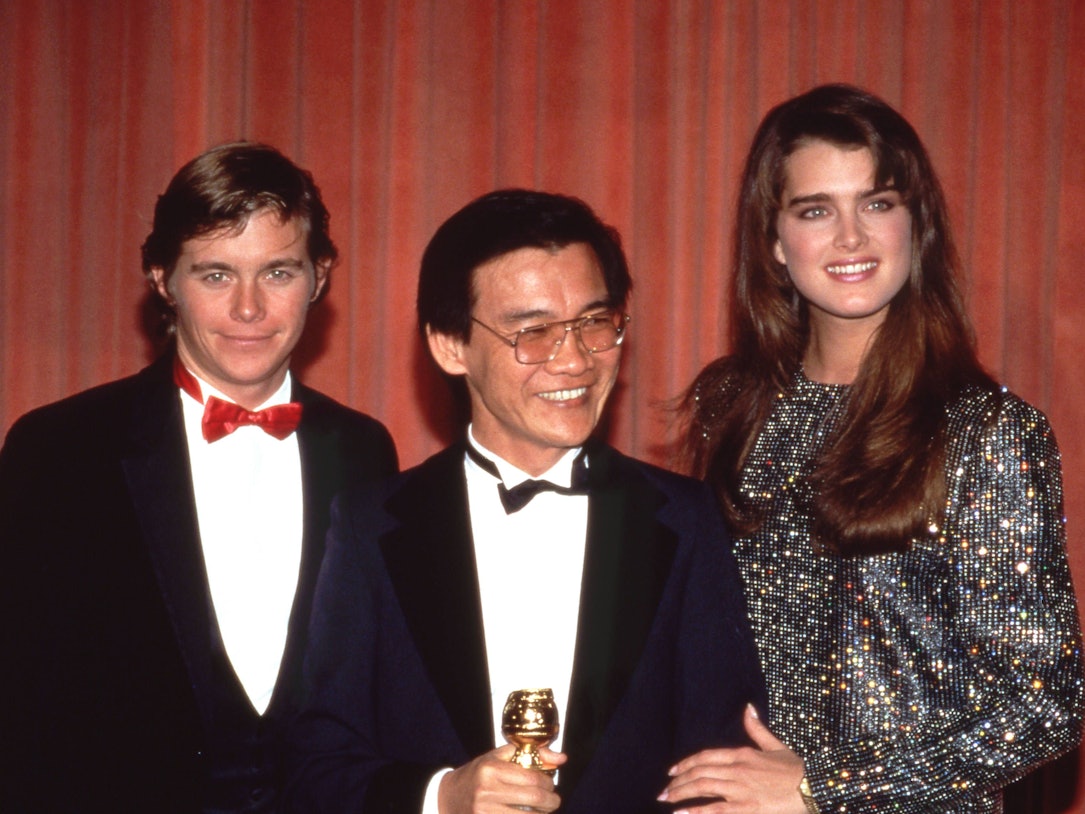 Christopher Atkins, Haing S. Ngor und Brooke Shields bei den Golden Globes
