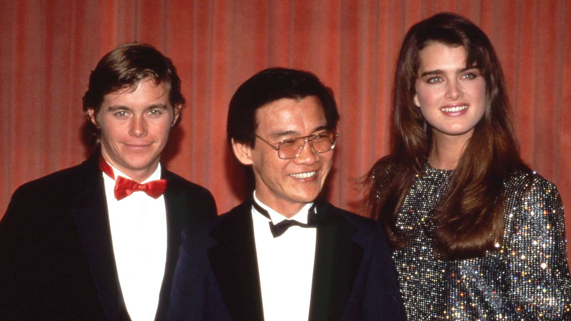 Christopher Atkins, Haing S. Ngor und Brooke Shields bei den Golden Globes
