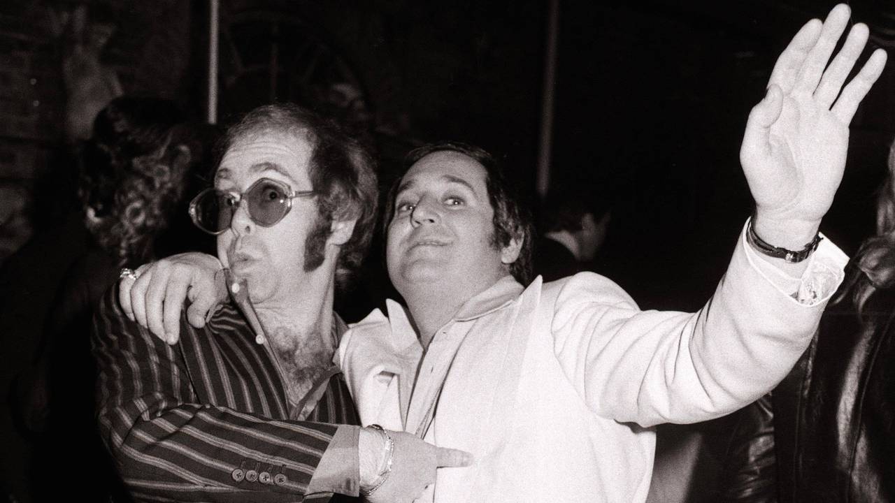 Neil Sedaka mit seinem guten Kumpel Elton John.