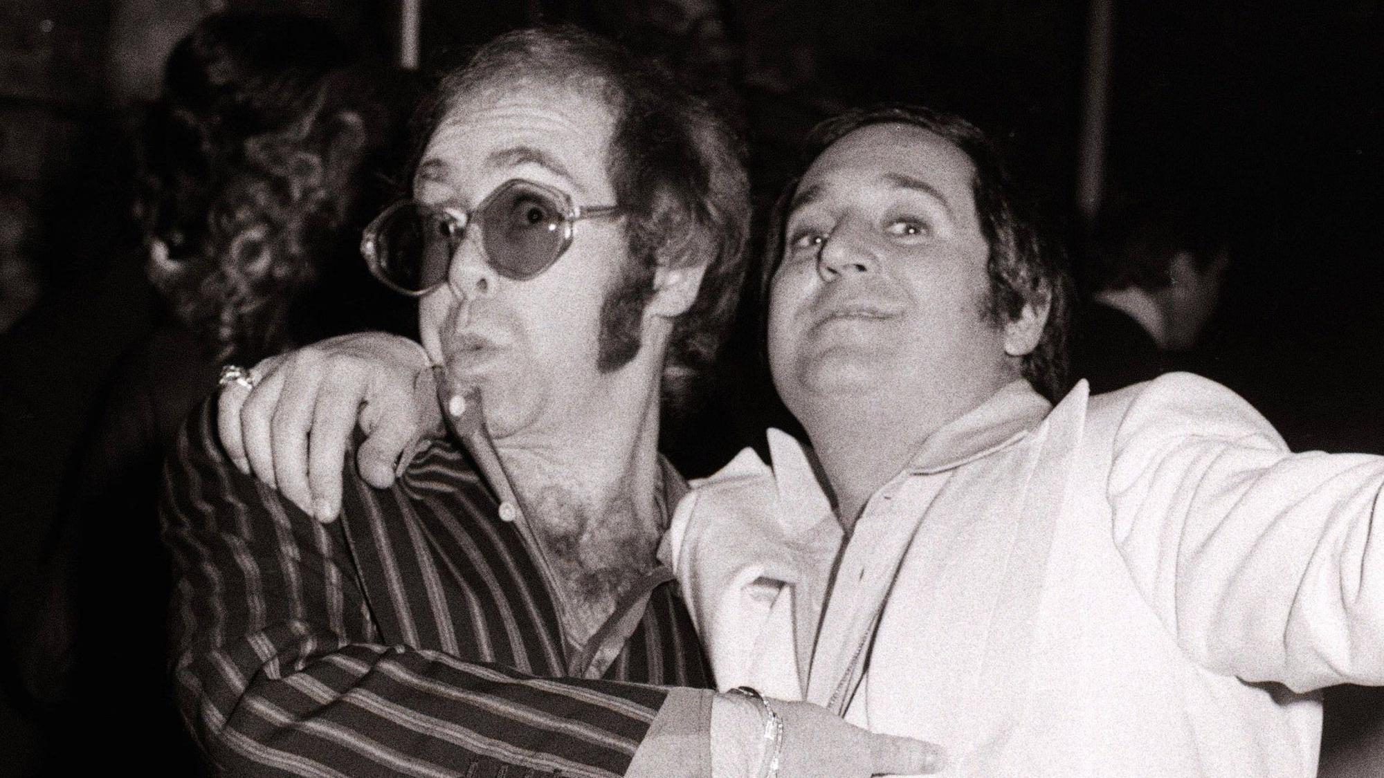 Neil Sedaka mit seinem guten Kumpel Elton John.