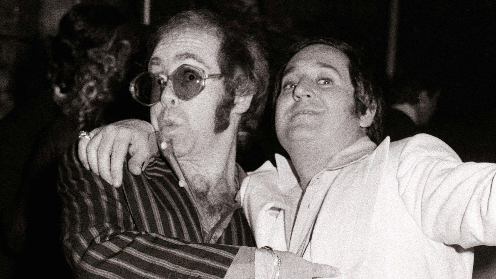 Neil Sedaka mit seinem guten Kumpel Elton John.