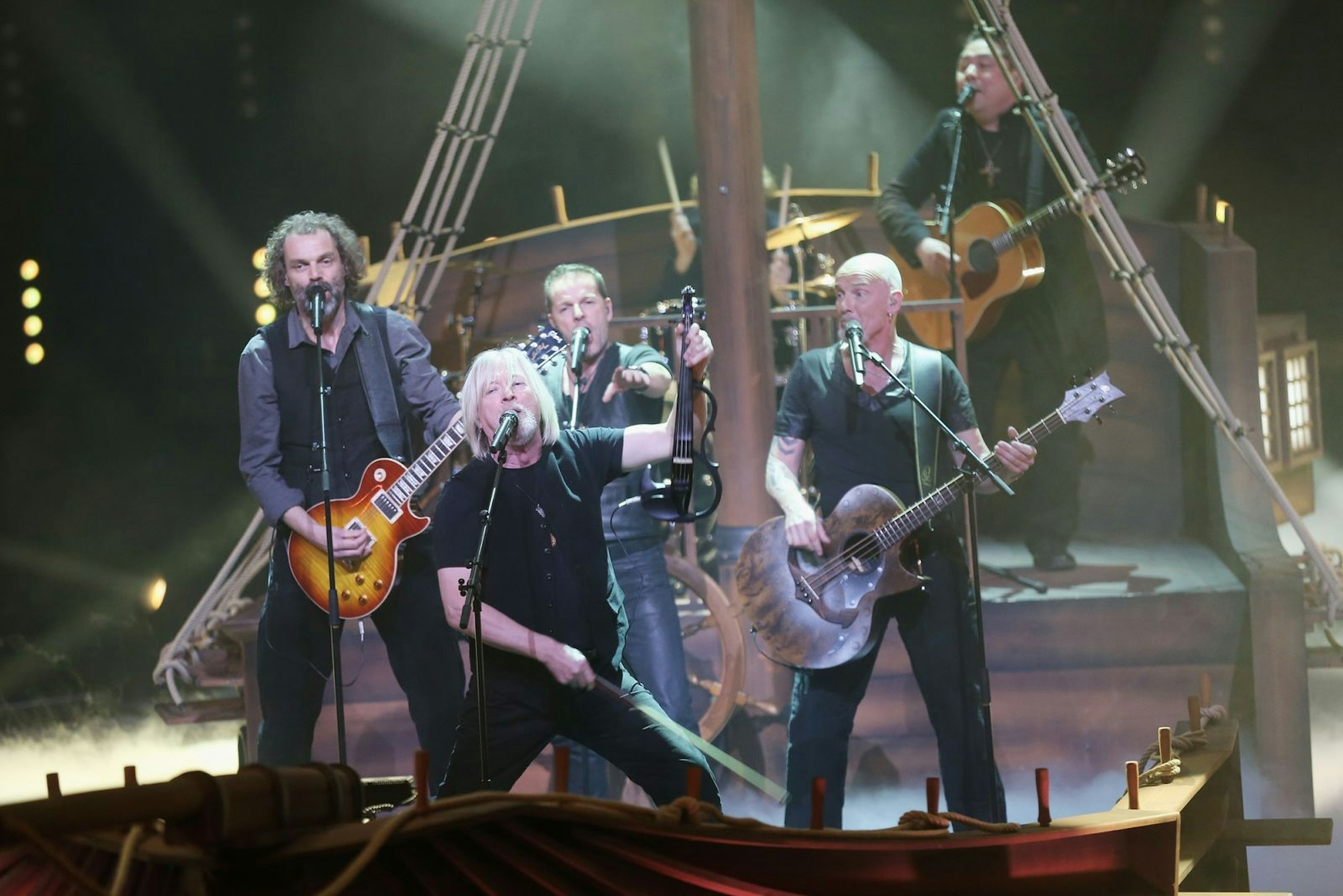 Eine der erfolgreichsten deutschen Bands der letzten 25 Jahre: Beim ESC-Vorentscheid konnten Santiano 2014 nicht gewinnen. (Bild: Mathis Wienand/Getty Images)