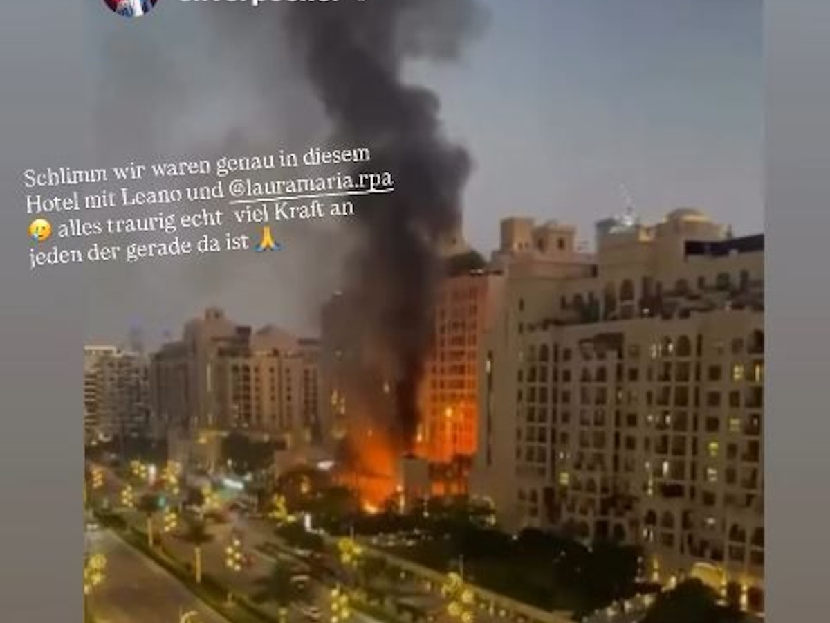 In der Instagram-Stroy posteten Oliver Pocher und Pietro Lombardi ihre Erinnerungen an den Hotel-Aufenthalt in Dubai.