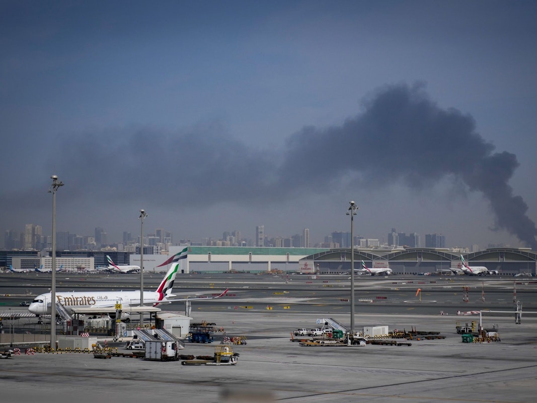 Angriff auf den Iran - Flughafen in Dubai