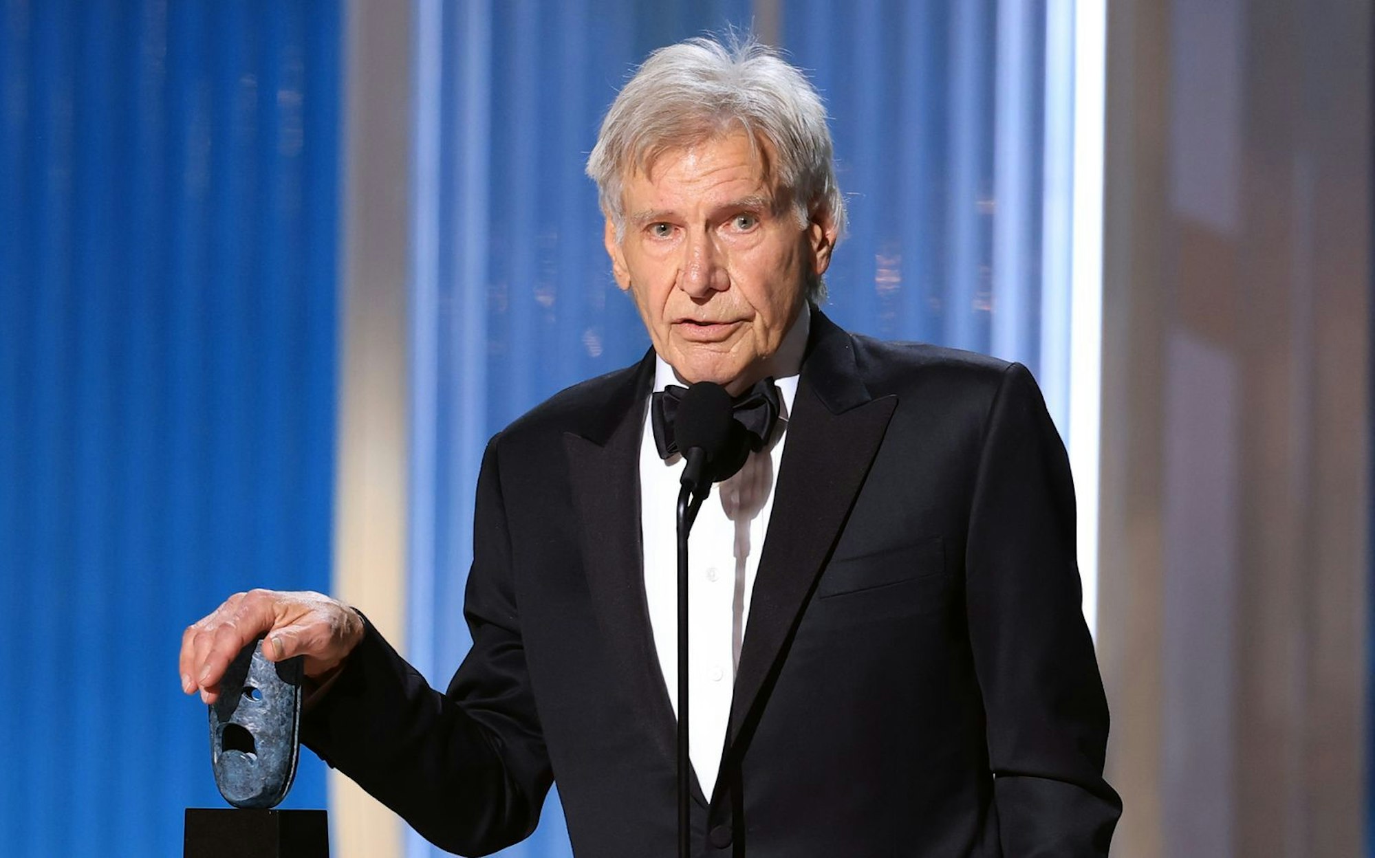 Harrison Ford wurde am Wochenende für sein Lebenswerk geehrt. (Bild: 2026 Getty Images/Matt Winkelmeyer)