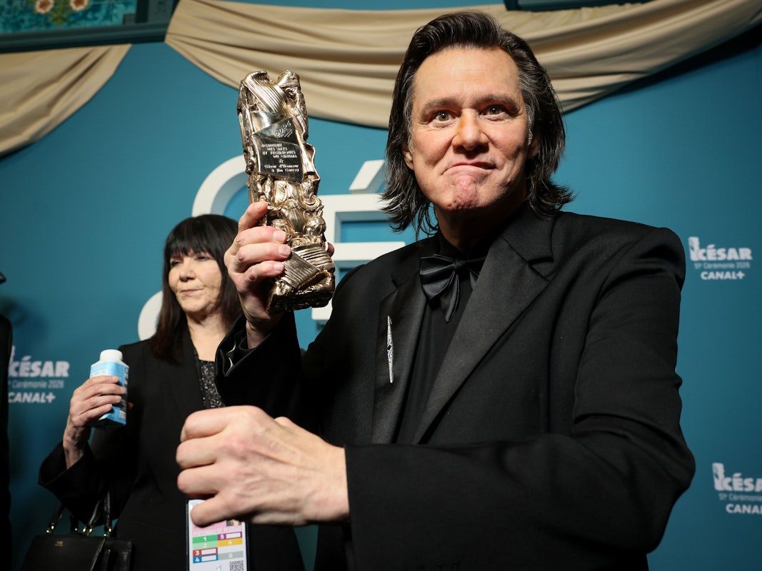 Jim Carrey sorgte mit seinem Auftritt in Paris für viel Aufsehen.