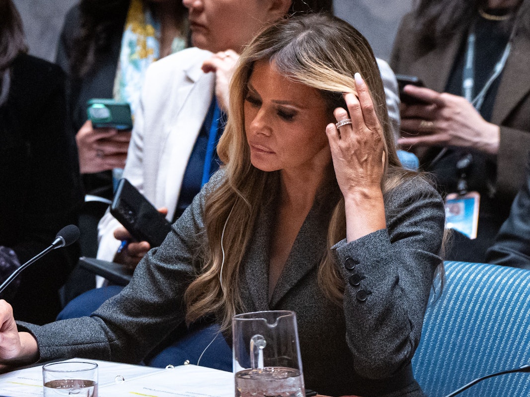 Melania Trump, First Lady der Vereinigten Staaten, führt den Vorsitz im Sicherheitsrat der Vereinten Nationen.