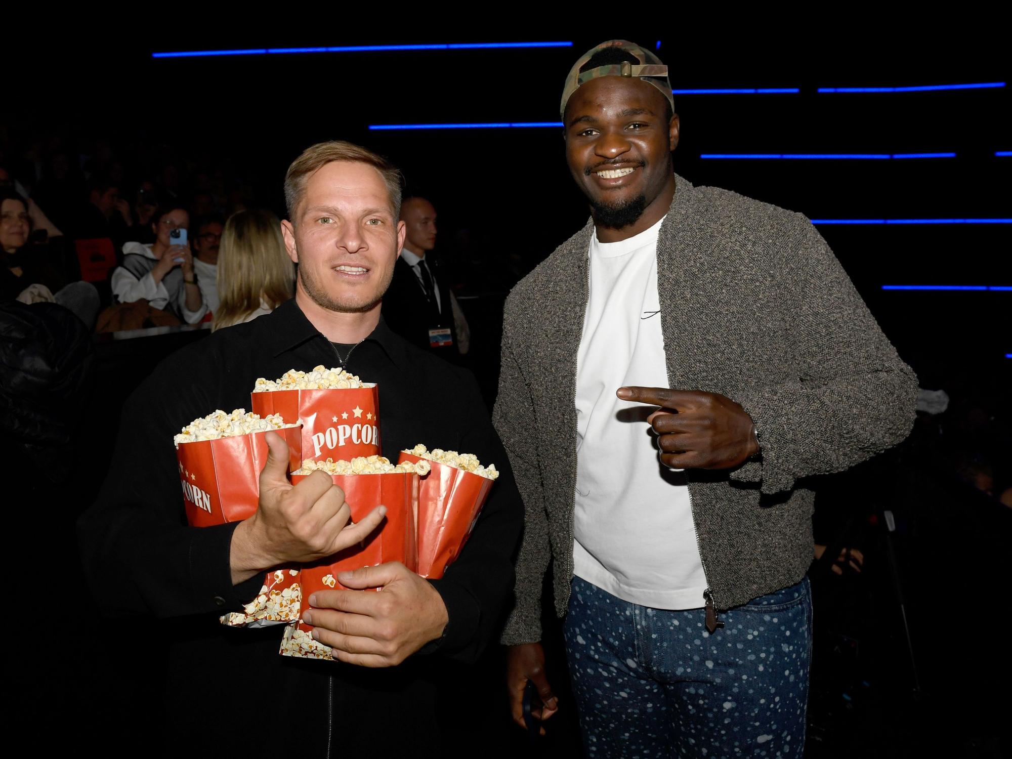 Sebastian Steudtner mit Nelvie Tiafack
im Cinedom.