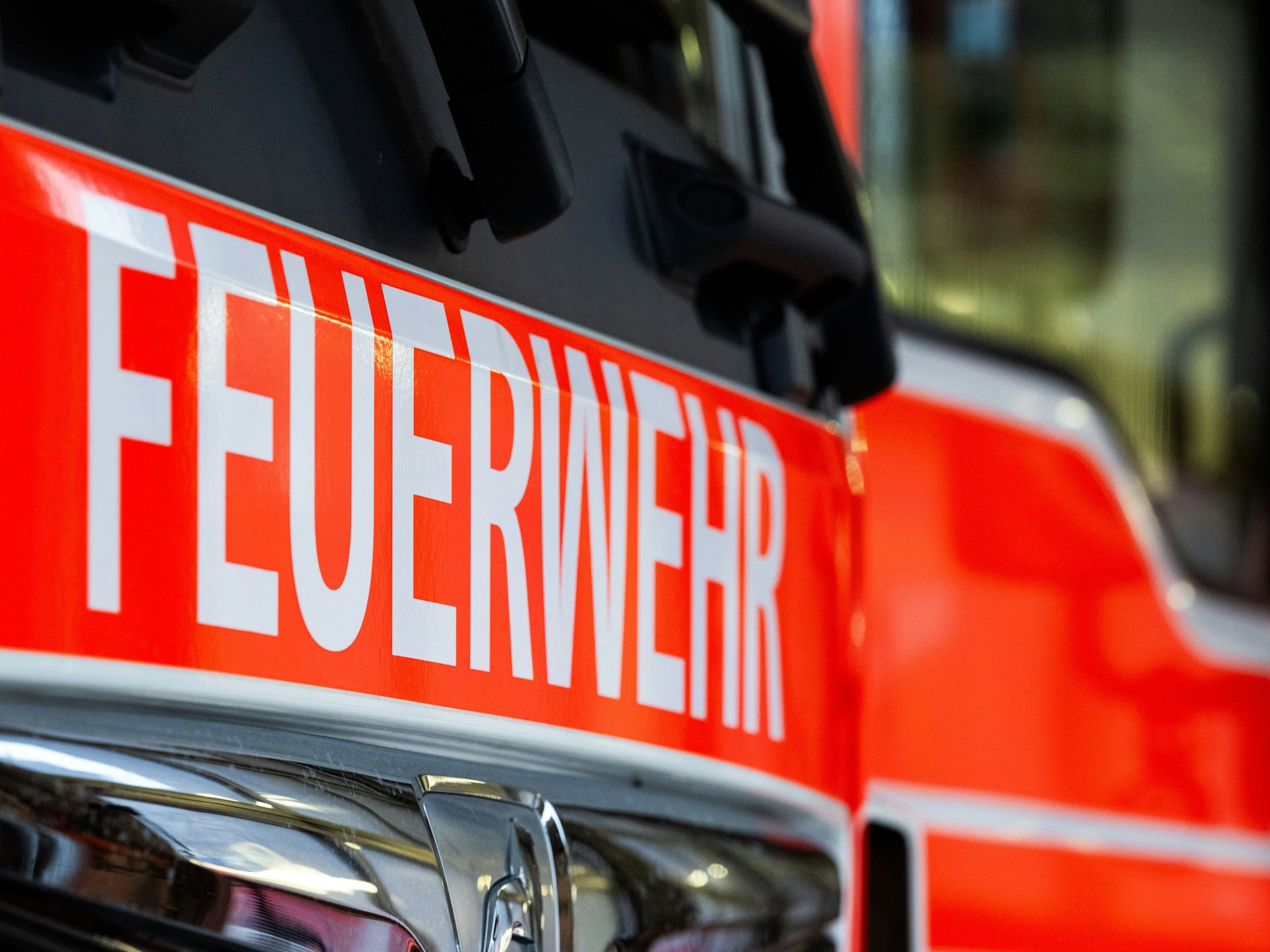 Ein Einsatzfahrzeug der Feuerwehr.