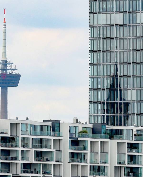 Der „Colonius“ in Köln. Das Foto wurde 2025 aufgenommen.