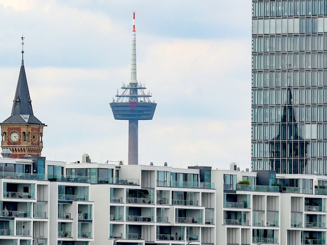 Der „Colonius“ in Köln. Das Foto wurde 2025 aufgenommen.