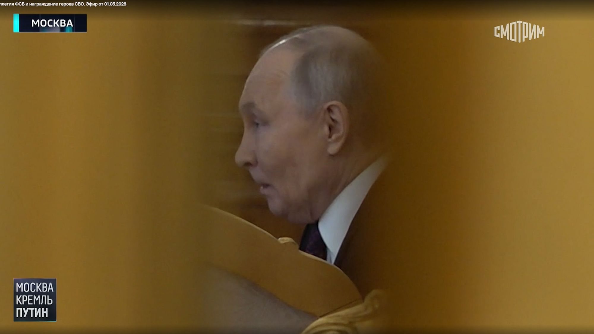 Pawel Sarubin, ein kremltreuer Journalist, veröffentlichte ein Propaganda-Film über Putin und dessen Reaktion auf die Lage im Iran.