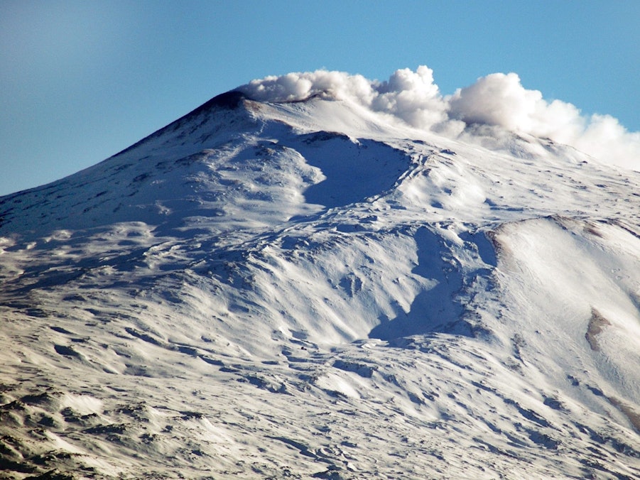 Schneebedeckter Ätna