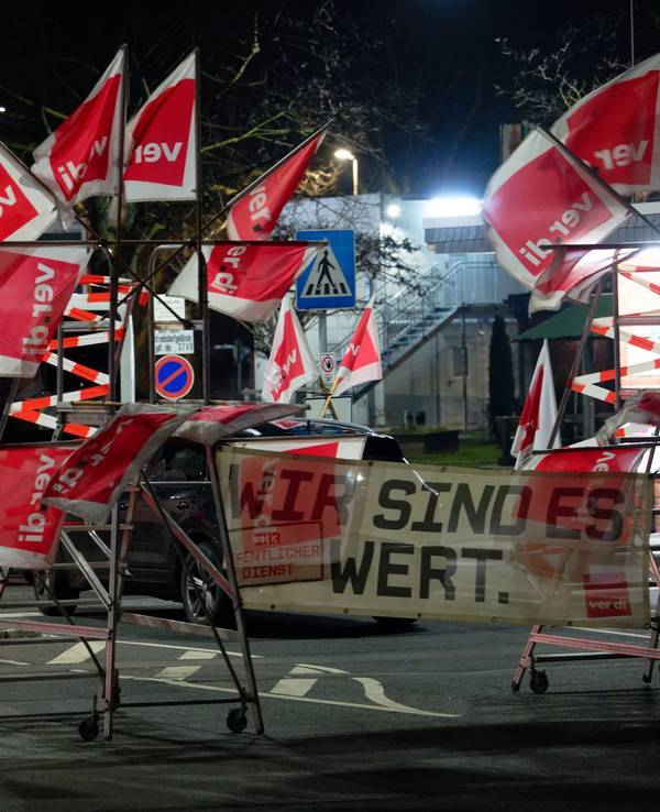 Verdi-Warnstreiks im Nahverkehr – auch am Freitag wird wieder gestreikt.