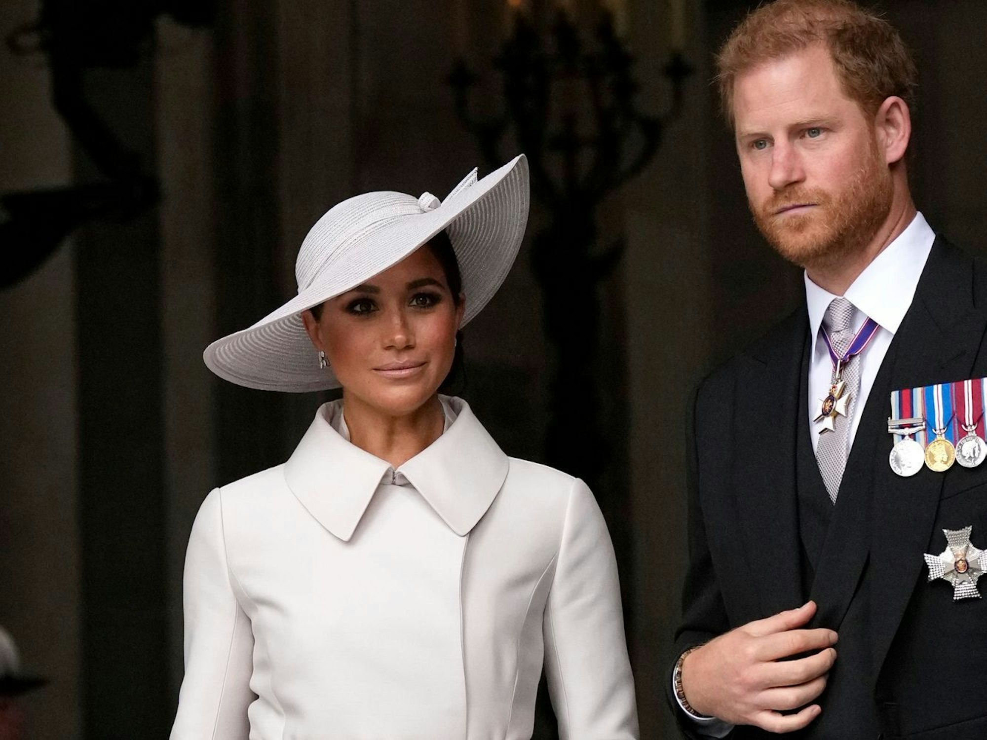 Ein Forscher stellte fest, dass Prinz Harry und Meghan schon vor ihrer Heirat miteinander verwandt waren. (Bild: 2022 Getty Images/WPA Pool)
