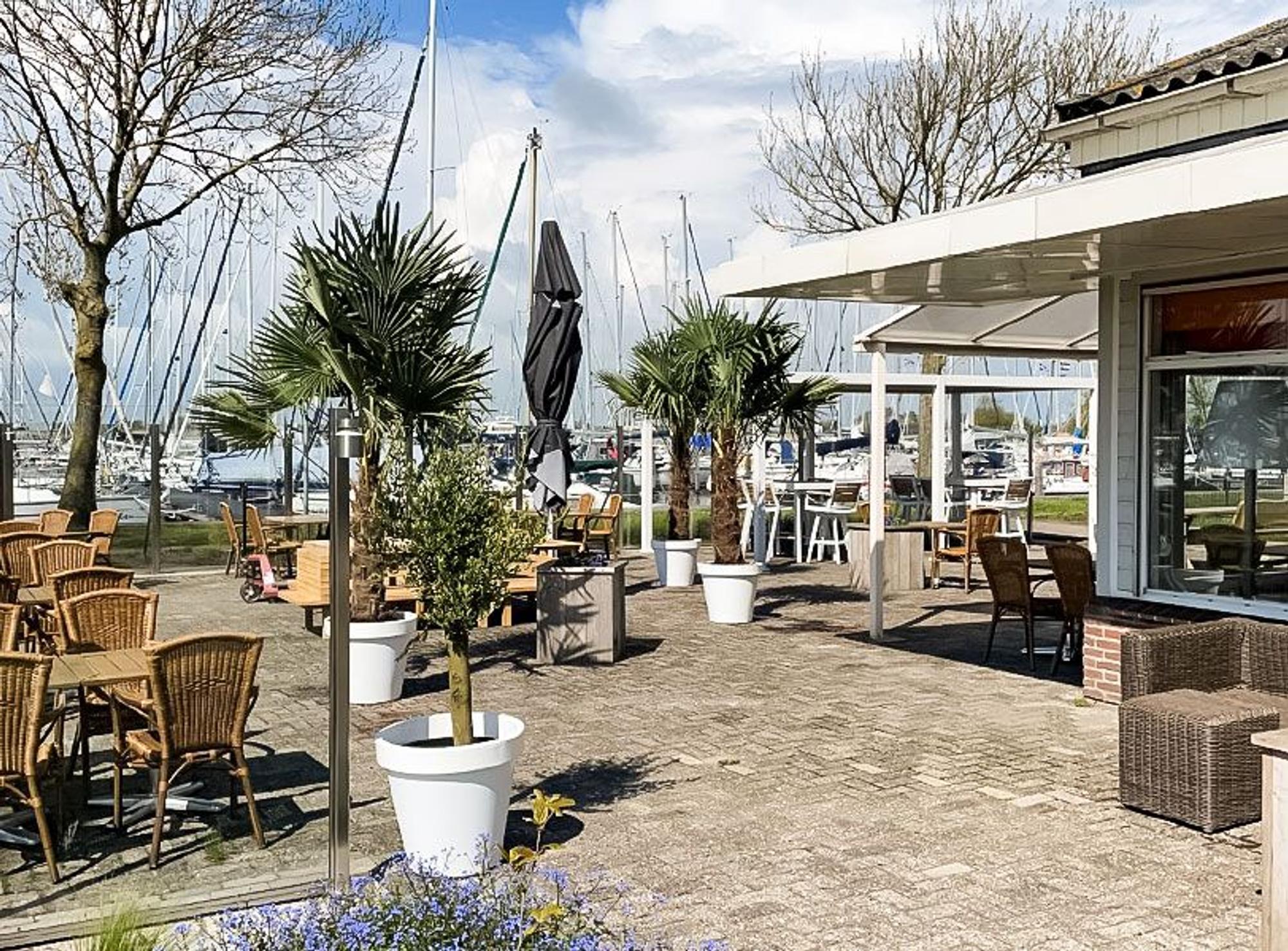 Restaurant im Yachthafen von Hindeloopen
