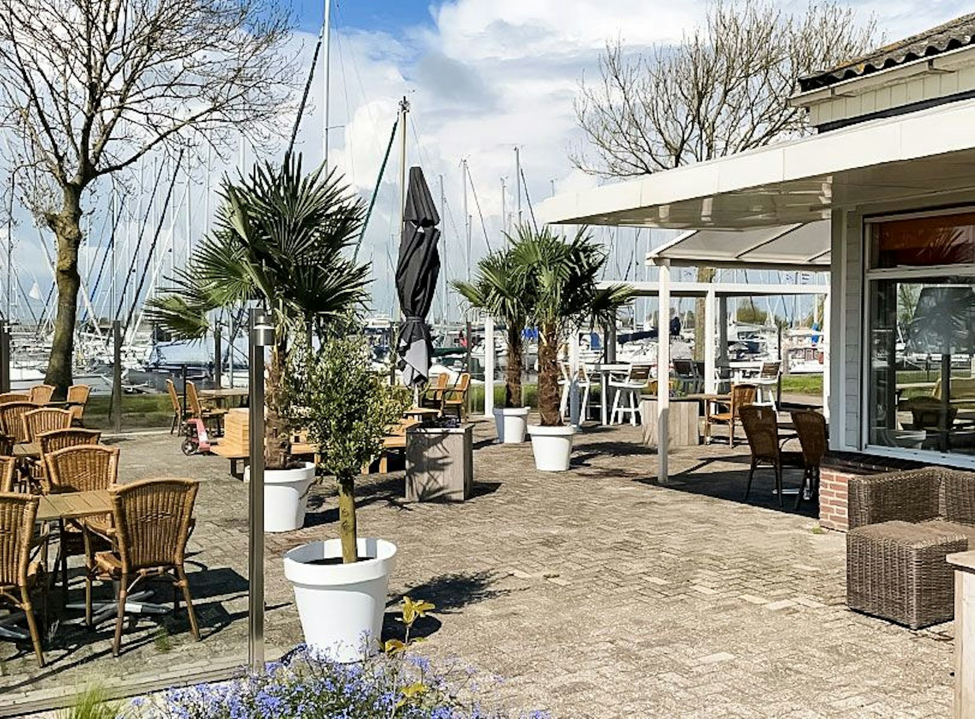 Restaurant im Yachthafen von Hindeloopen