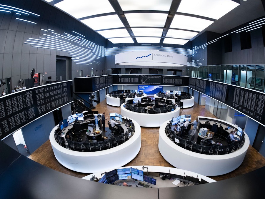 Handelssaal der Frankfurter Börse