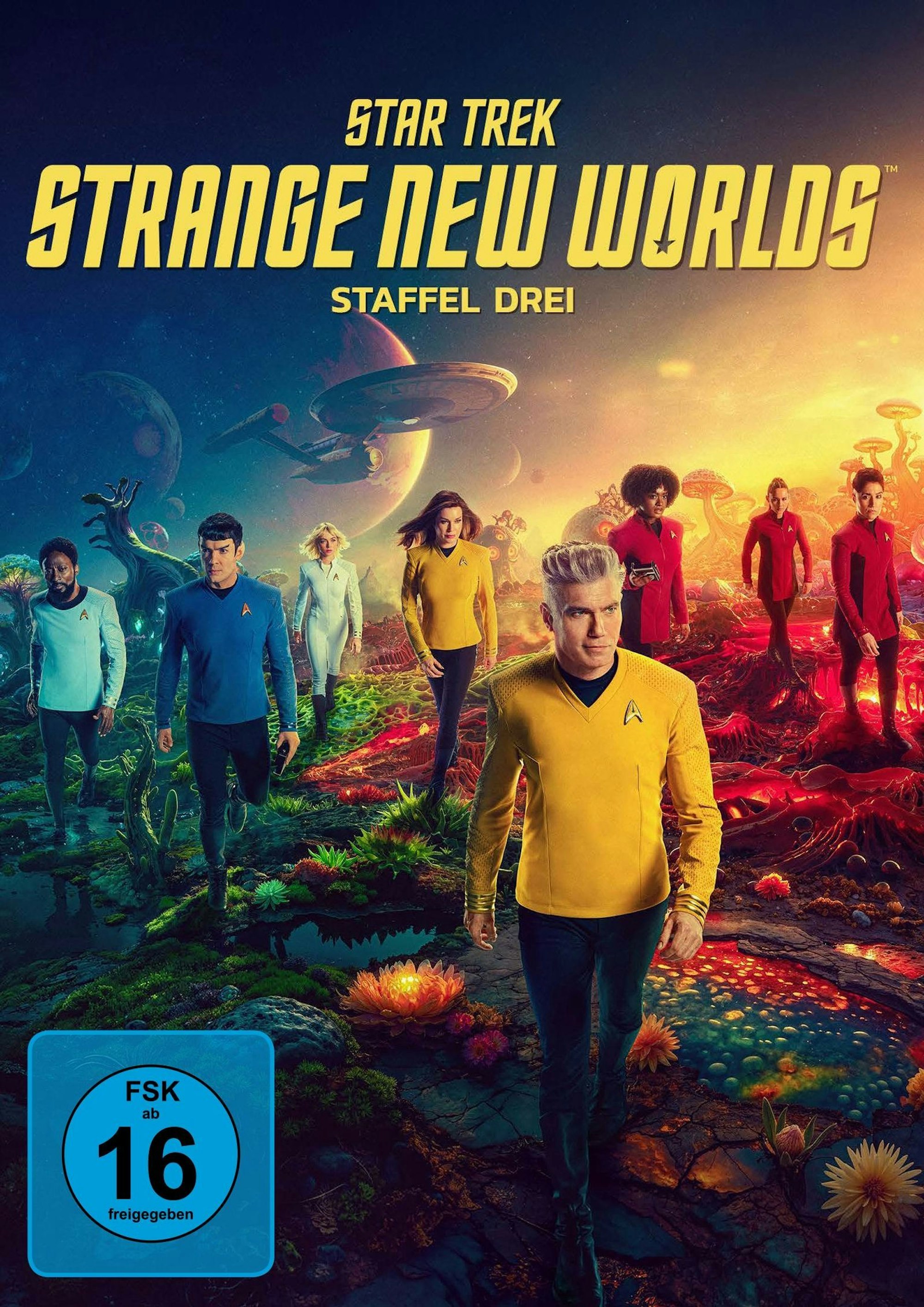 „Star Trek: Strange New Worlds“ knüpft als Serie klug an Ideen und Ästhetik der Originalserie aus den Jahren 1966 bis 1969 an. (Bild: Leonine/Paramount Pictures)