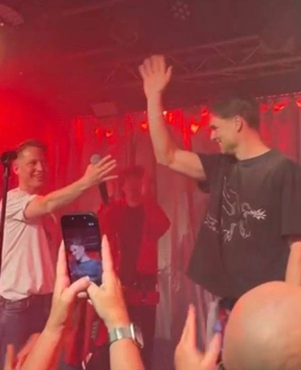 Joel Schmied beim Hecht-Konzert.