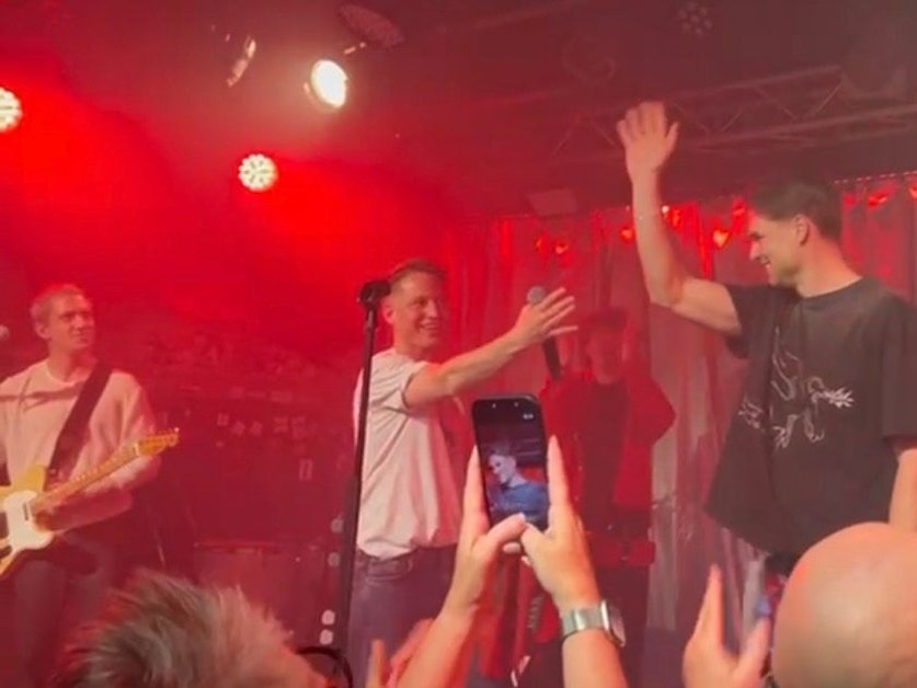 Joel Schmied beim Hecht-Konzert.