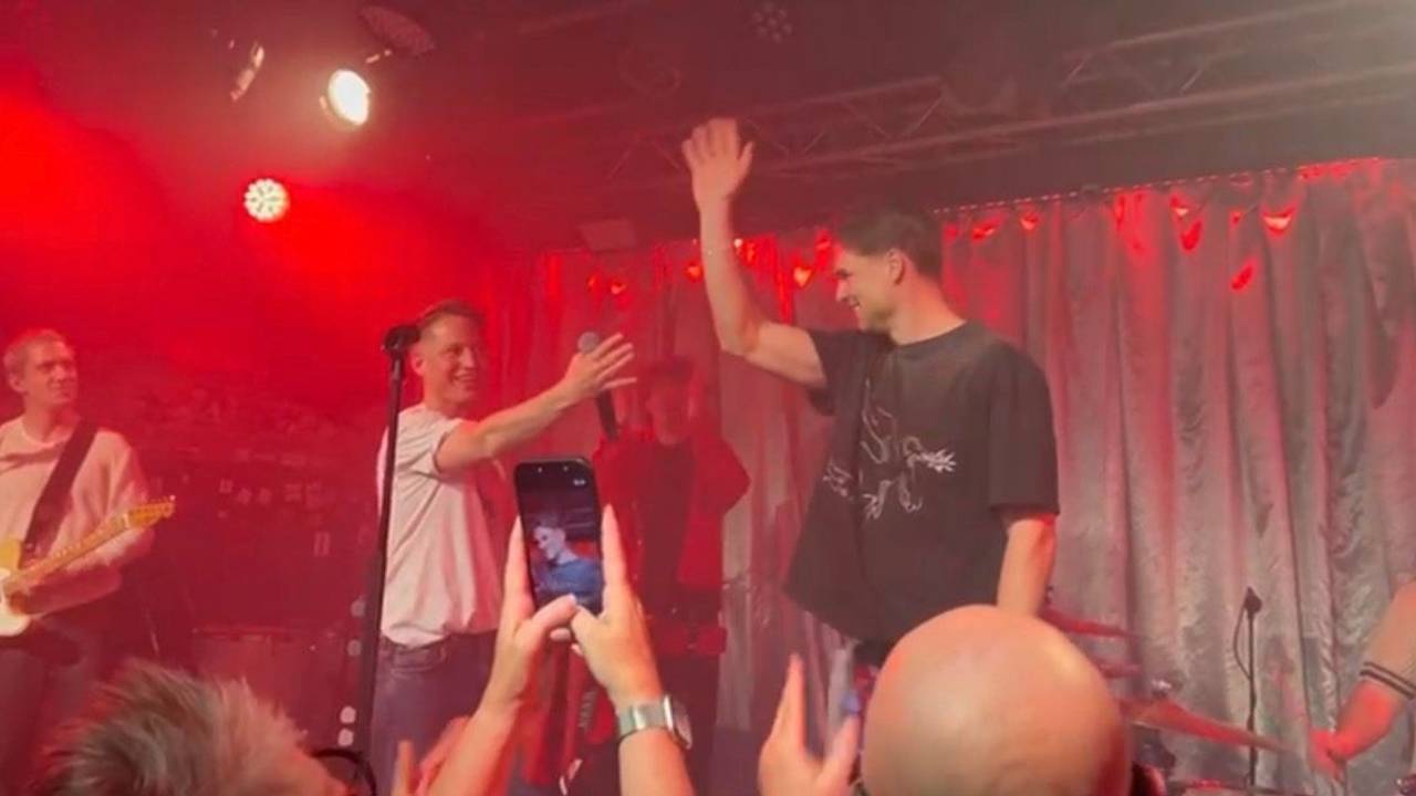 Joel Schmied beim Hecht-Konzert.