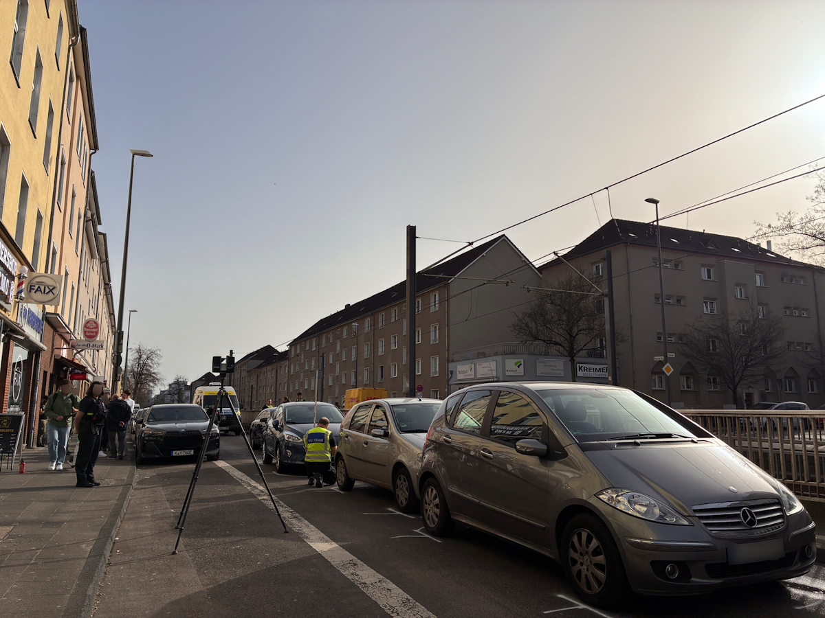 Verkehrsunfall mit vier beteiligten PKW
