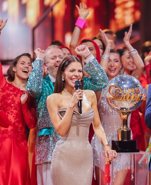 Victoria Swarovski und Daniel Hartwich stehen in der RTL-Tanzshow «Let's Dance» im Coloneum.