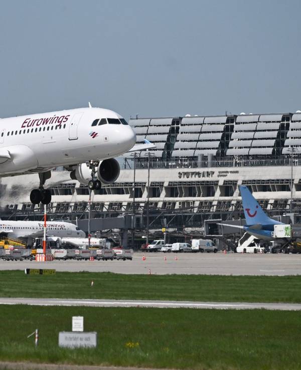 Eurowings am Flughafen Stuttgart