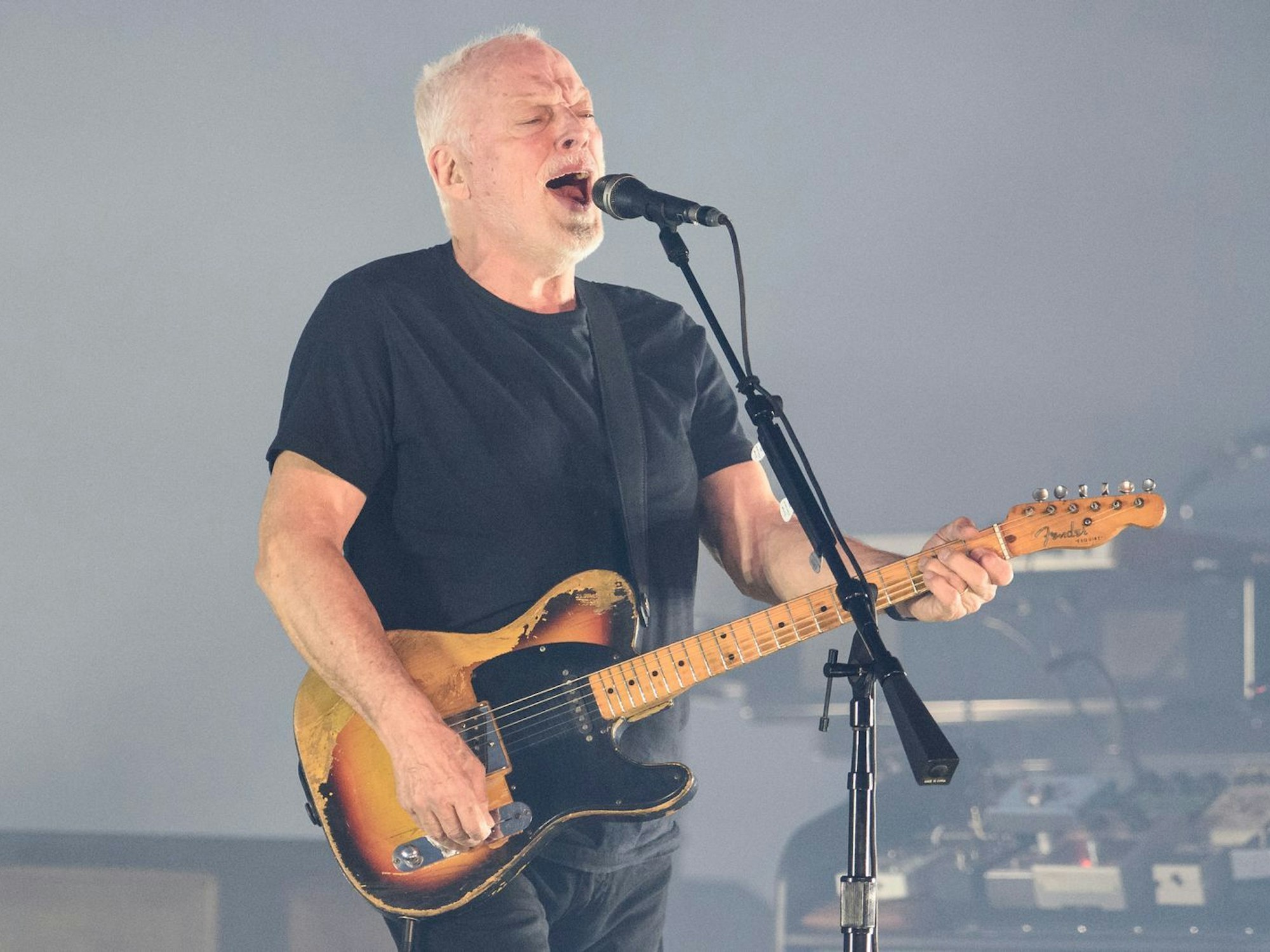 David Gilmour bei einem Auftritt am Madison Square Garden in New York im April 2016. (Bild: 2016 Getty Images/Matthew Eisman)