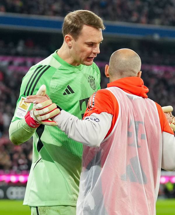 Manuel Neuer beim Spiel des FC Bayern.