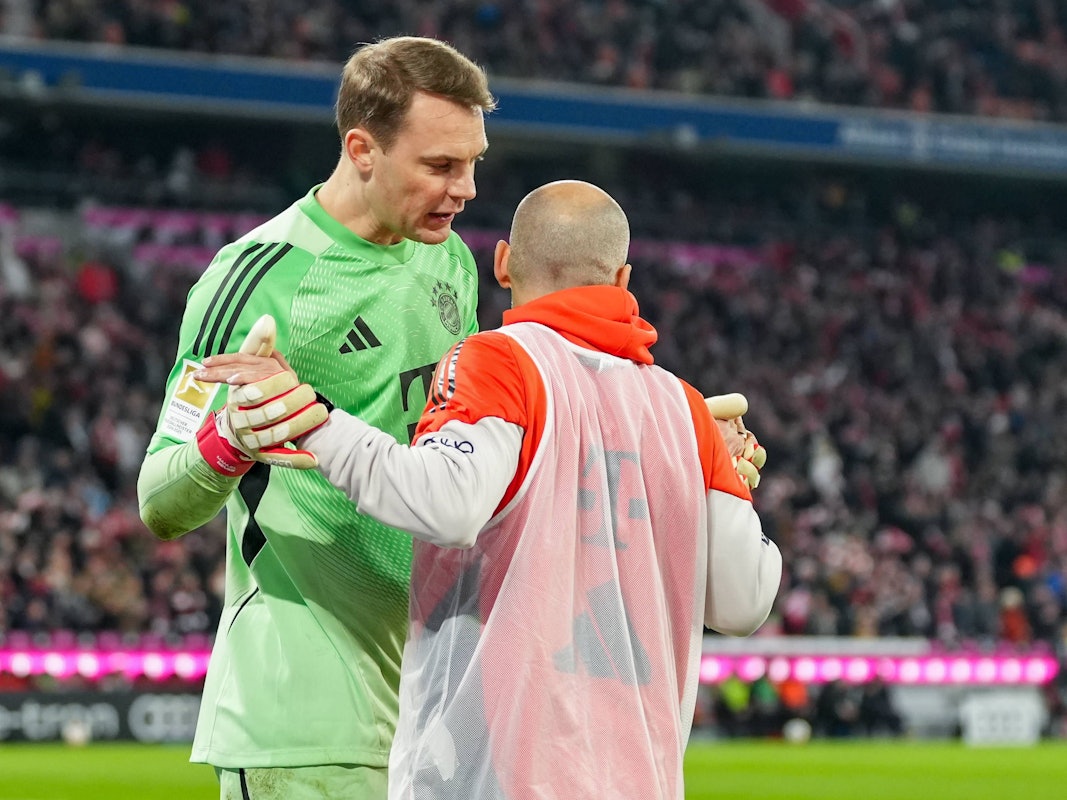 Manuel Neuer beim Spiel des FC Bayern.