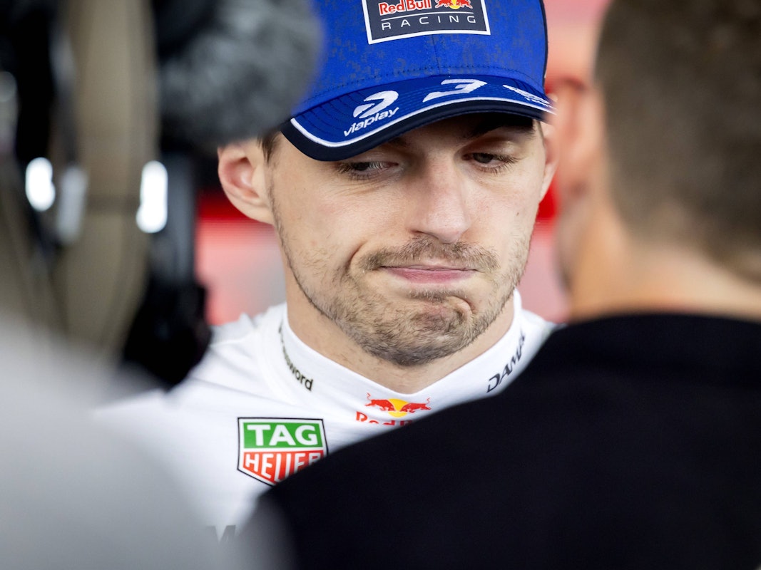 Max Verstappen nach dem Qualifying in der Formel 1.