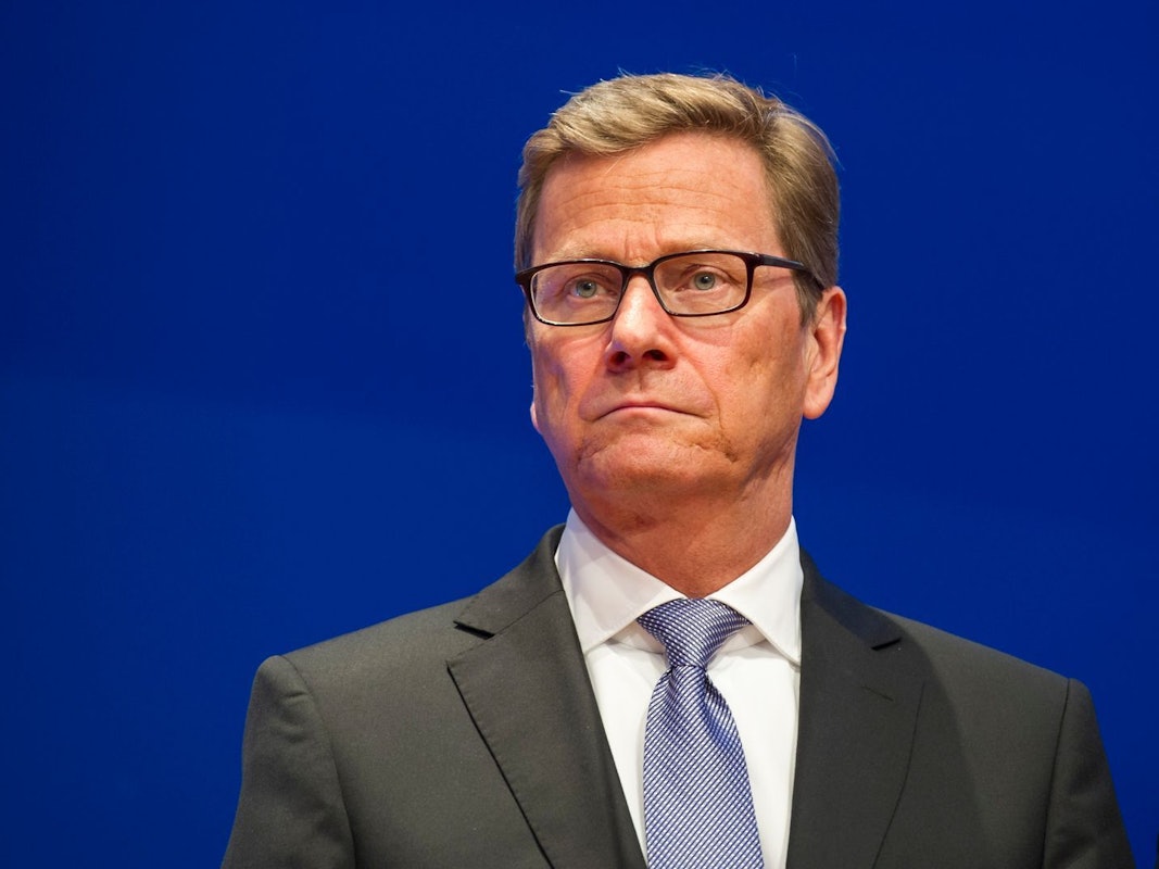 Im Juni 2014 wurde bei Guido Westerwelle Leukämie diagnostiziert. (Bild: 2013 Getty Images/Jens Schlueter)