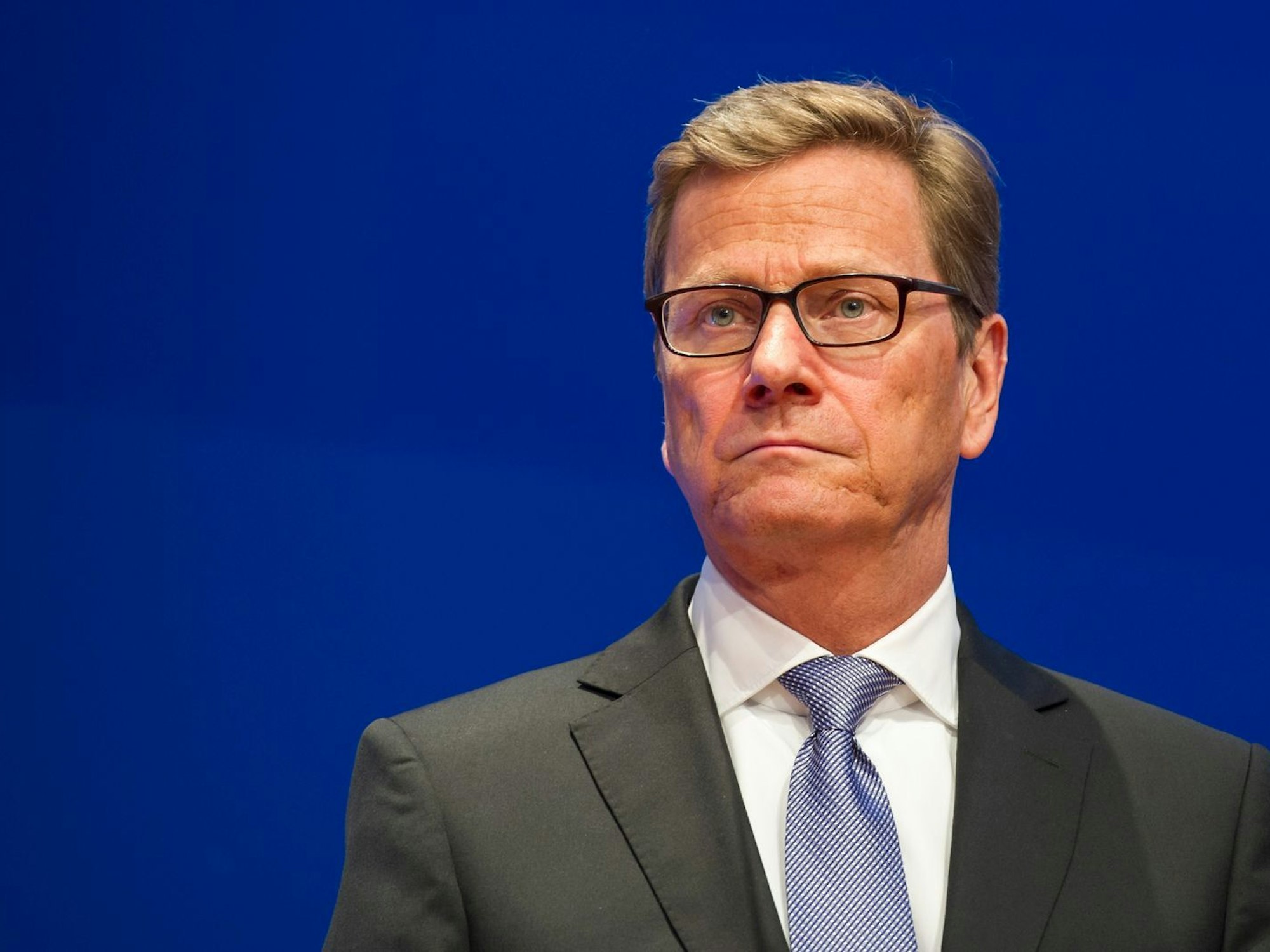 Im Juni 2014 wurde bei Guido Westerwelle Leukämie diagnostiziert. (Bild: 2013 Getty Images/Jens Schlueter)