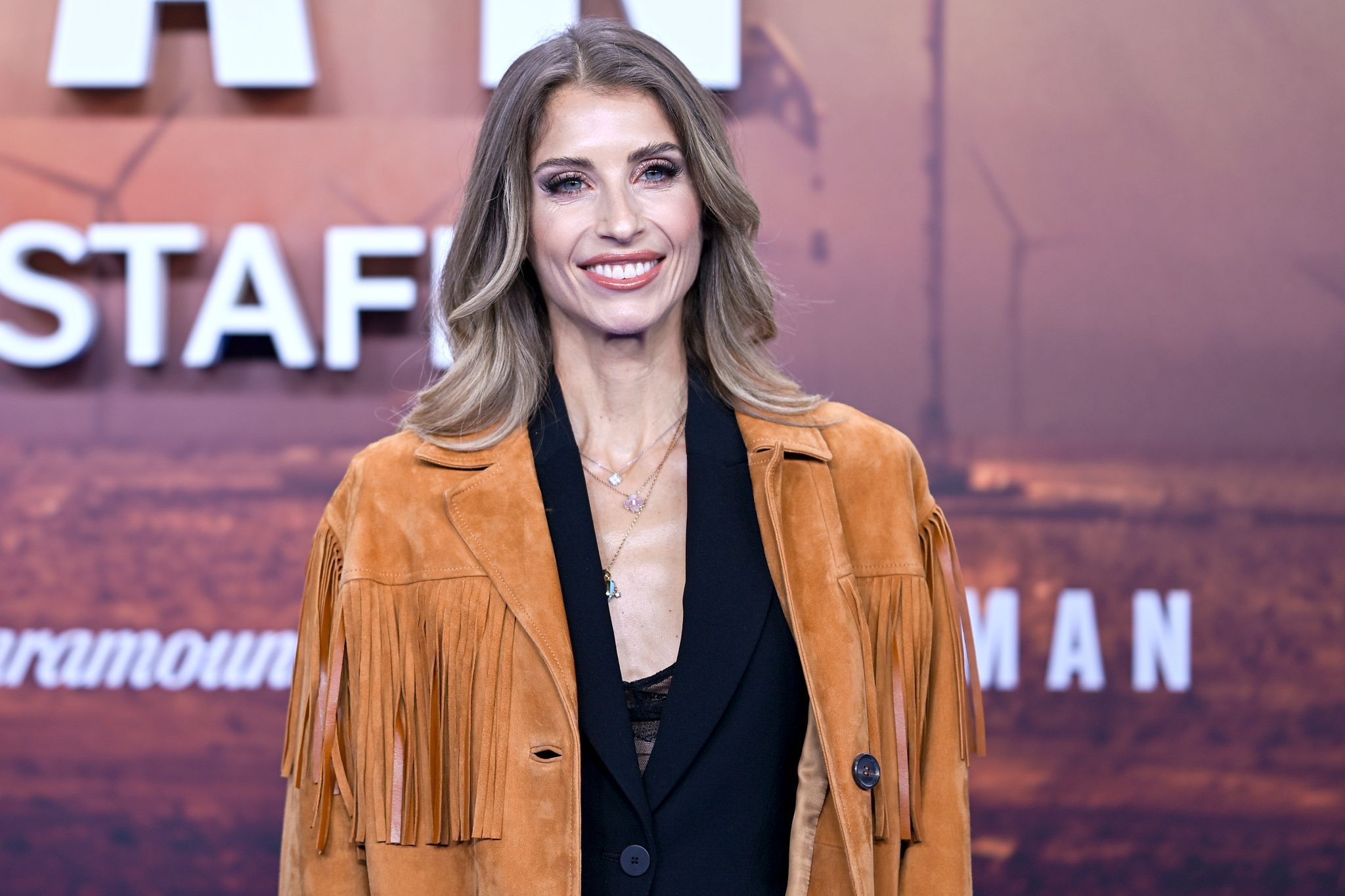 Cathy Hummels lächelt.
