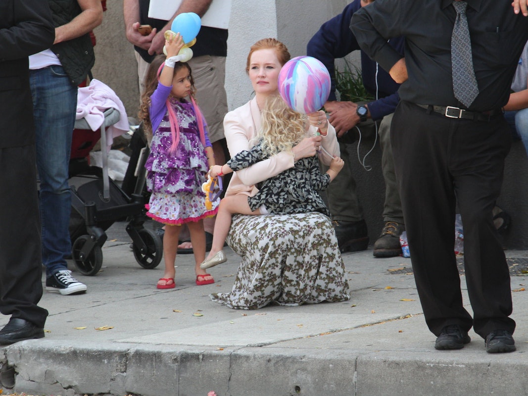 Kimberly Brook, James Van Der Beek und Töchter
