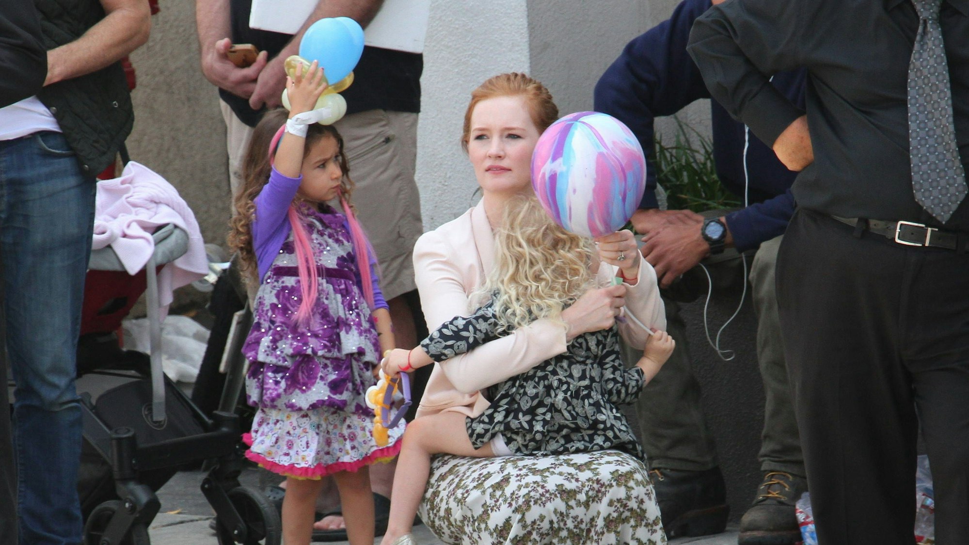 Kimberly Brook, James Van Der Beek und Töchter