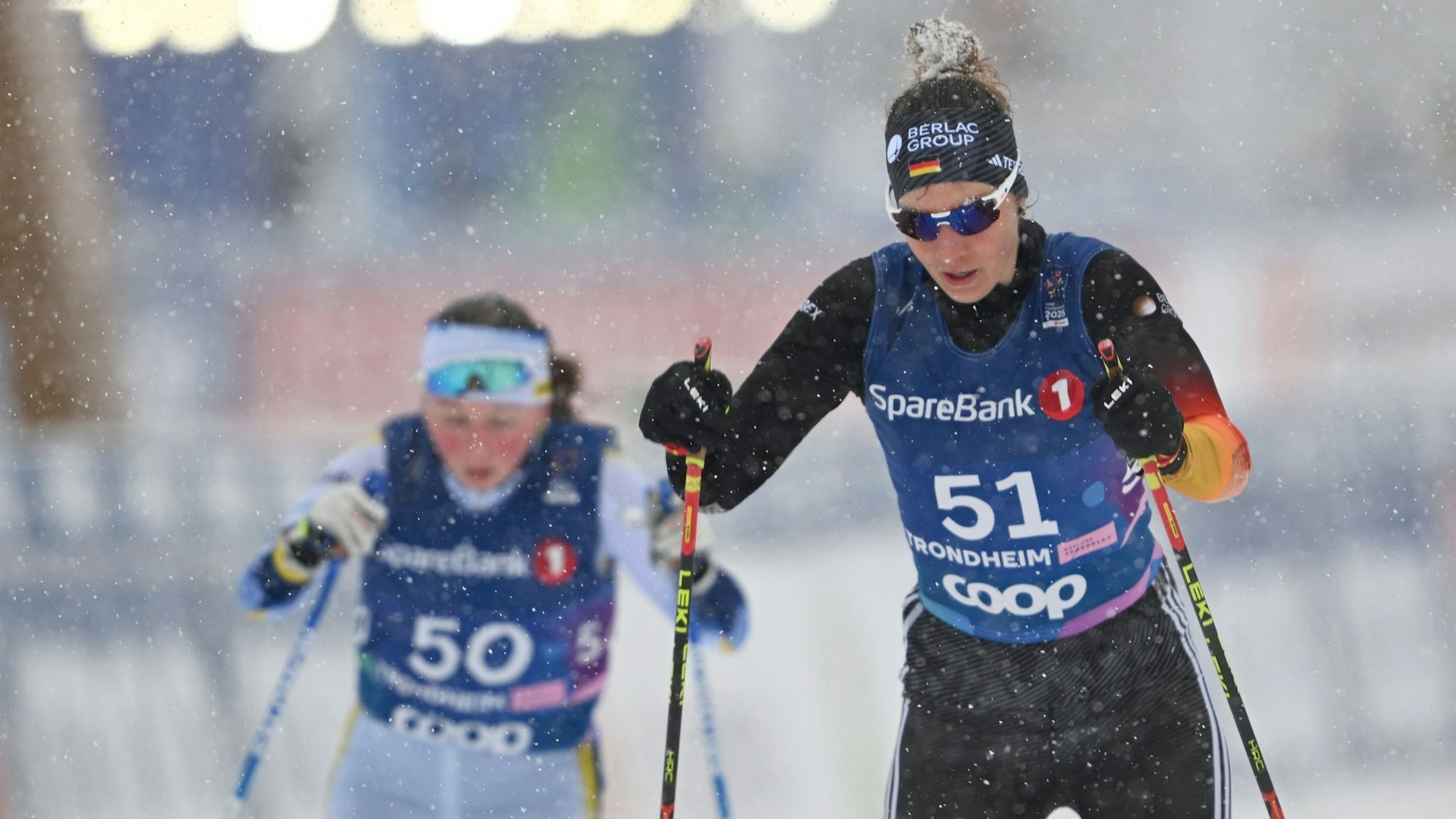 Kathrin Marchand in ihrem ersten Winter als Langläuferin