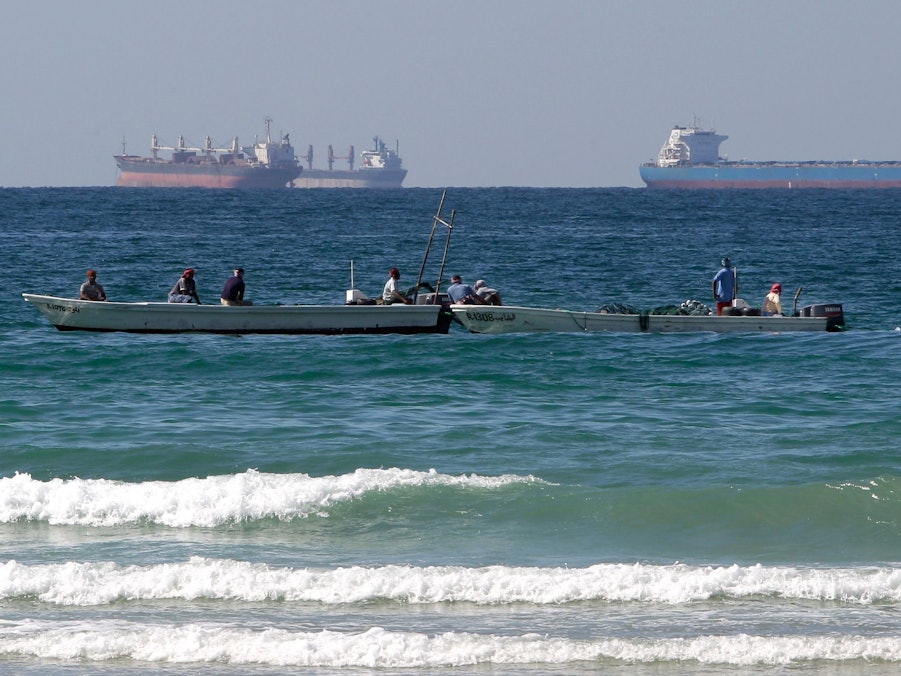 Schiffe in der Straße von Hormus