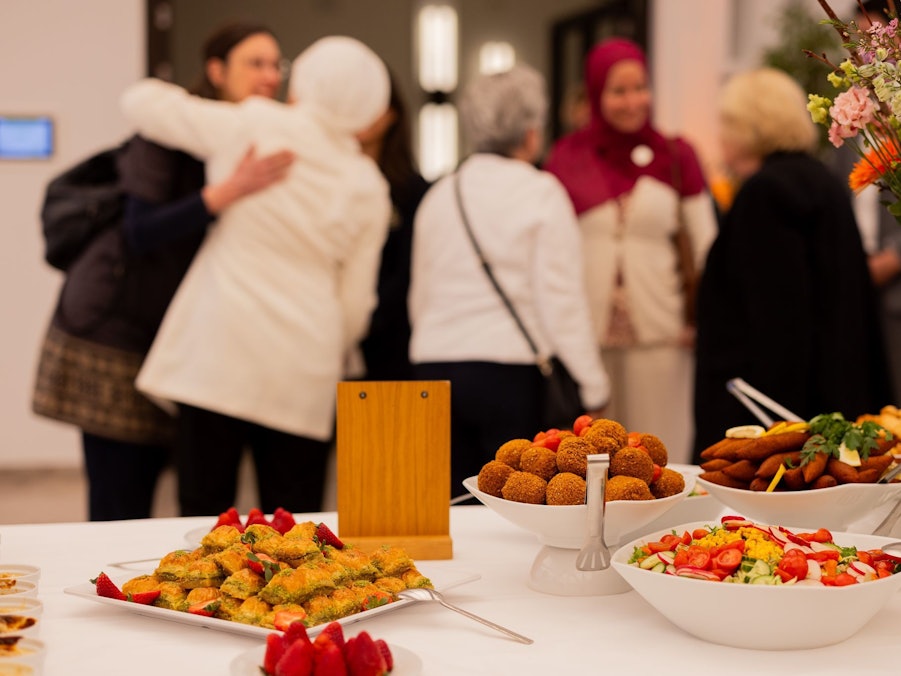 Fastenbrechen in der Staatskanzlei
