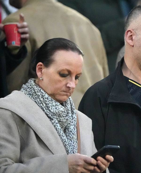 Auf der Tribüne in Köln: Sabrina und Mohammed El Mala.