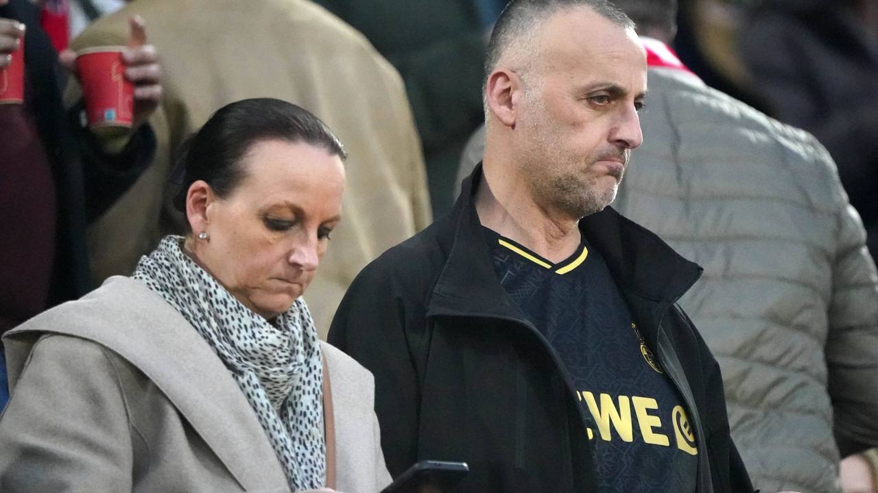 Auf der Tribüne in Köln: Sabrina und Mohammed El Mala.