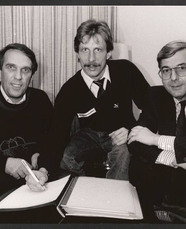 Neukirch mit Christoph Daum und Dietmar Artzinger-Bolten.