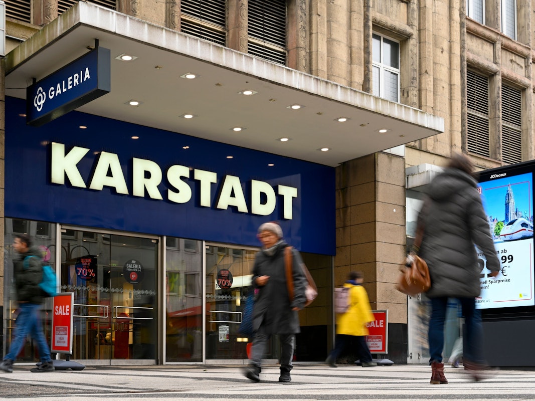 Das Warenhaus von Galeria Karstadt in der Breite Straße.